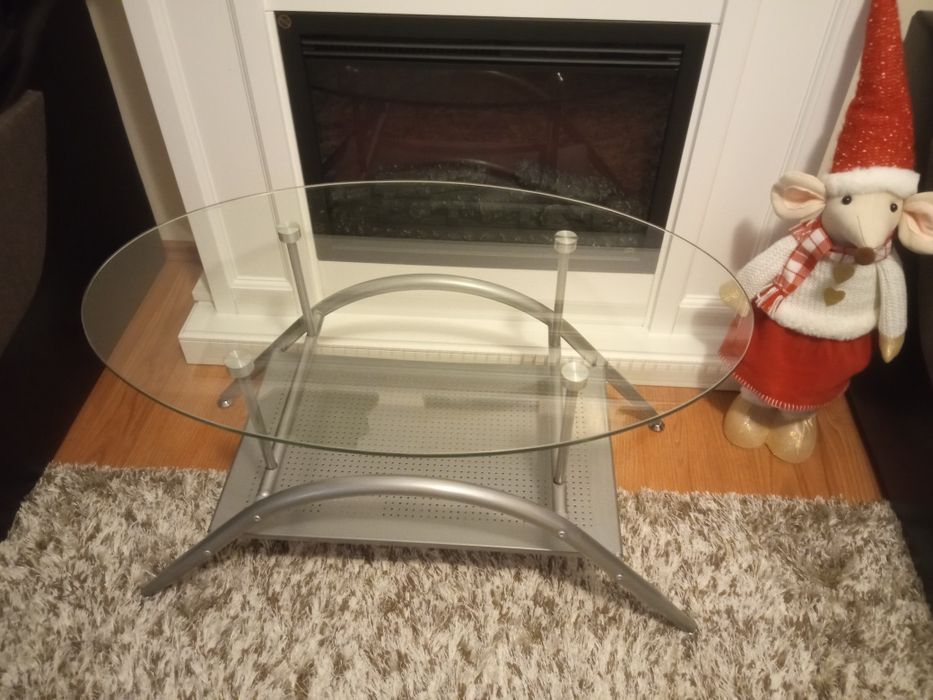 Măsuță sticlă 80/50/50