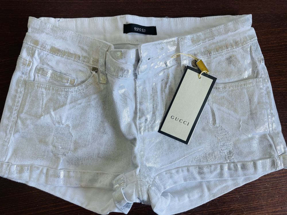 Къси дънкени панталонки , Gucci, Philipp Plein