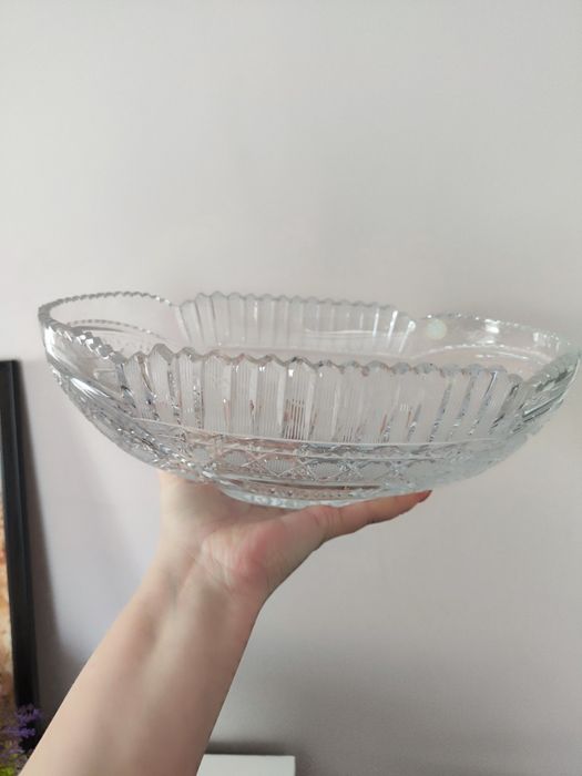 Ваза хрустальная