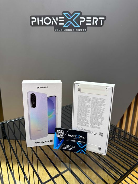 Samsung A36 cu Garantie - Memorie de stocare 128GB Graphite