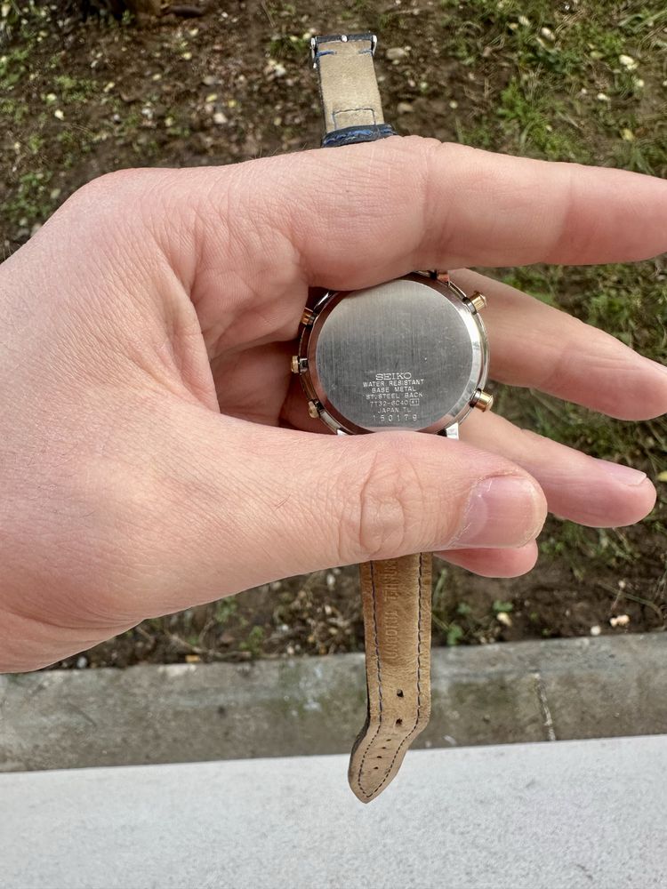 Seiko cronograf alarm Vintage