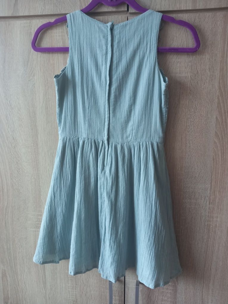 Зелена детска рокля H&M
