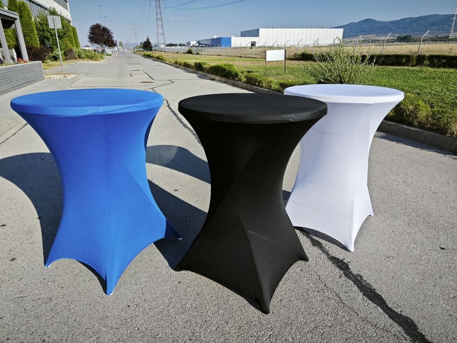 *Коктейлни кетъринг маси под наем
Височина 110см
Диаметър на плота 80