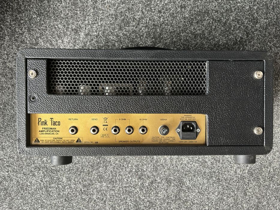 Amplificator Friedman Pink Taco + lampi de schimb