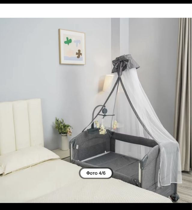 Детская кроватка с матрасом