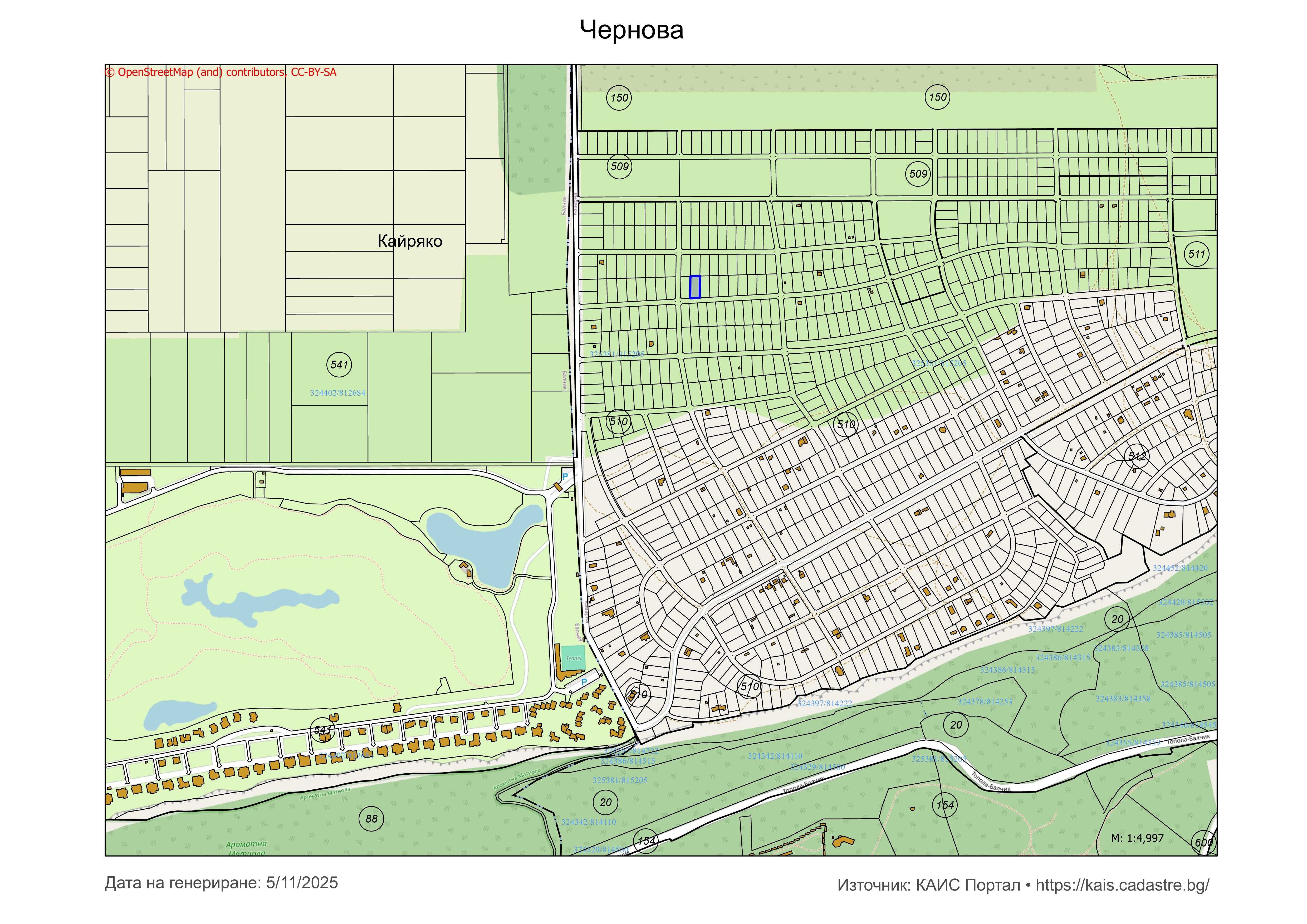 Продавам ПАРЦЕЛ до голф игрище БлекСийРама, между Балчик и Каварна.
