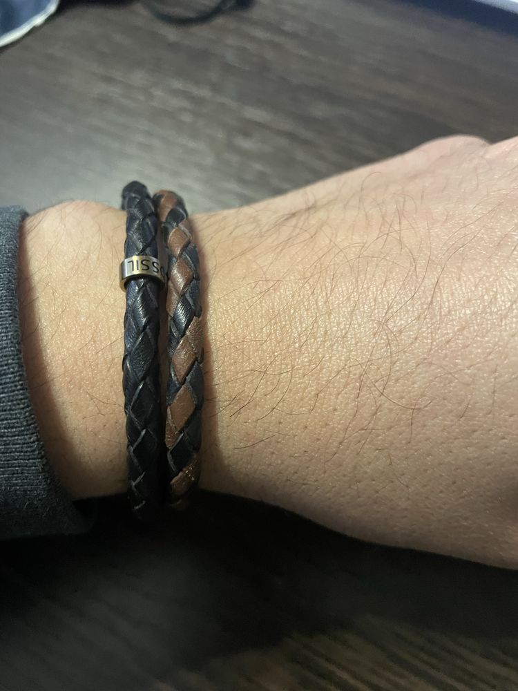 Кожена гривна Fossil