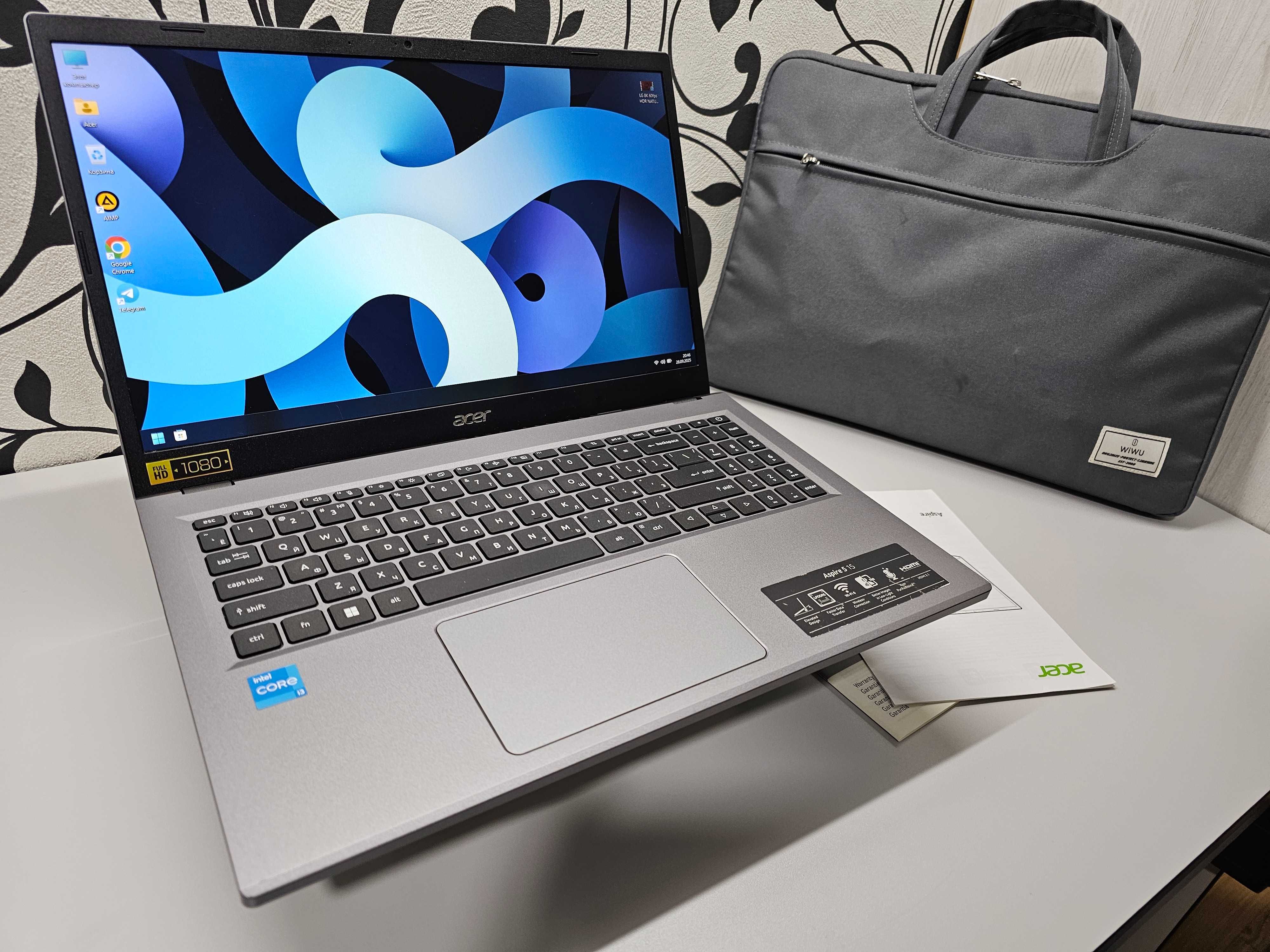 ПРОДАМ Acer Aspire 515-58 Ноутбук Core™i3-1315U/8GB/512SSD/15.6"iPSFHD