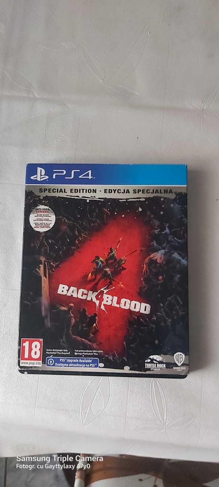Back 4 Blood Editie Limitata cu carcasa din metal pentru PS4 si PS5
