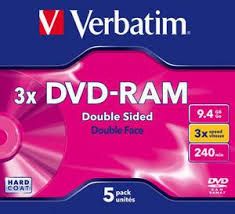 verbatim 9,4 gb dvd-ram 3x