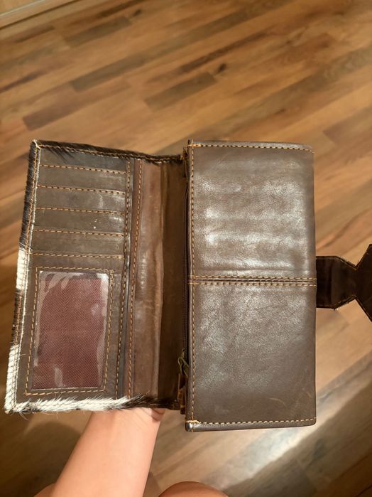 Естествена кожа портмоне