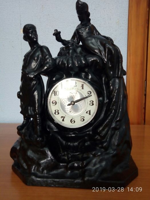 Каминные часы Касли