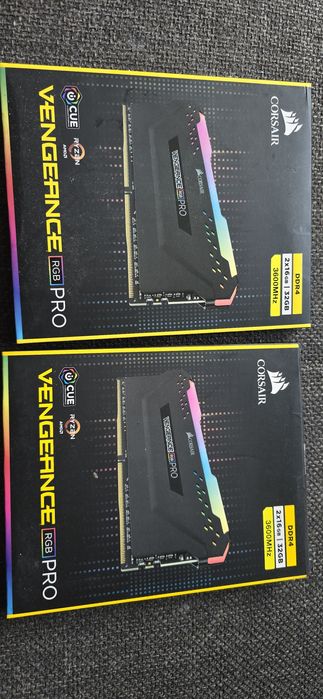 Vandut Ram kit 32gb 3600Mhz Corsair Vengeance Pro RGB DDR4 2 x 16GB No