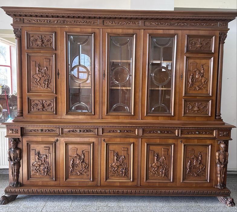 Vitrina / biblioteca din lemn