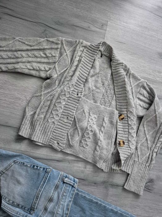 Cardigan cu top dama nou S