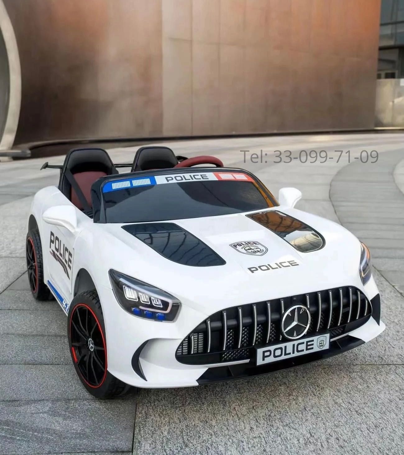 Детский электромобиль AT-F8 Mercedes benz 24V / 4x4 для 2 детей