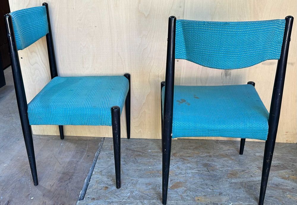 Set 2 Scaune Vintage Stil Retro; Scaun Solid