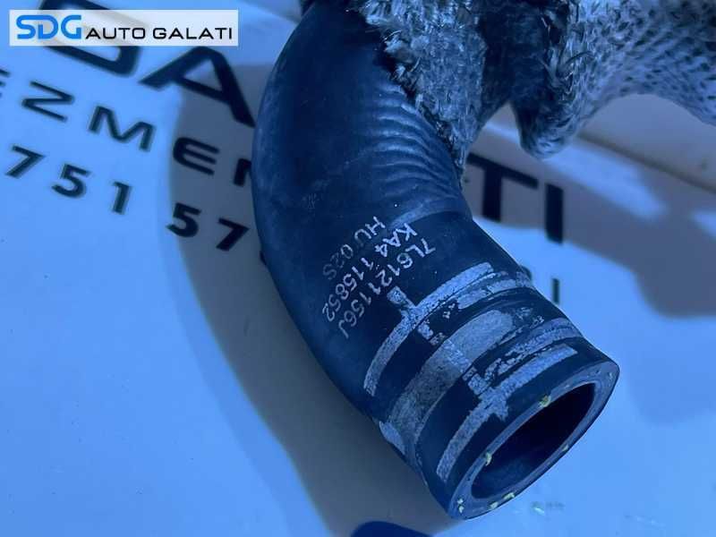 Furtun Conducta Apa Antigel Lichid Racire Motor VW Touareg 2.5 TDI BPD BPE 2006 - 2010 Cod 7L6121156J