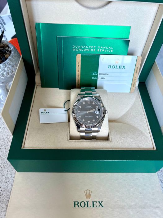 Rolex Datejust 41mm Rhodium l Full set l 2015