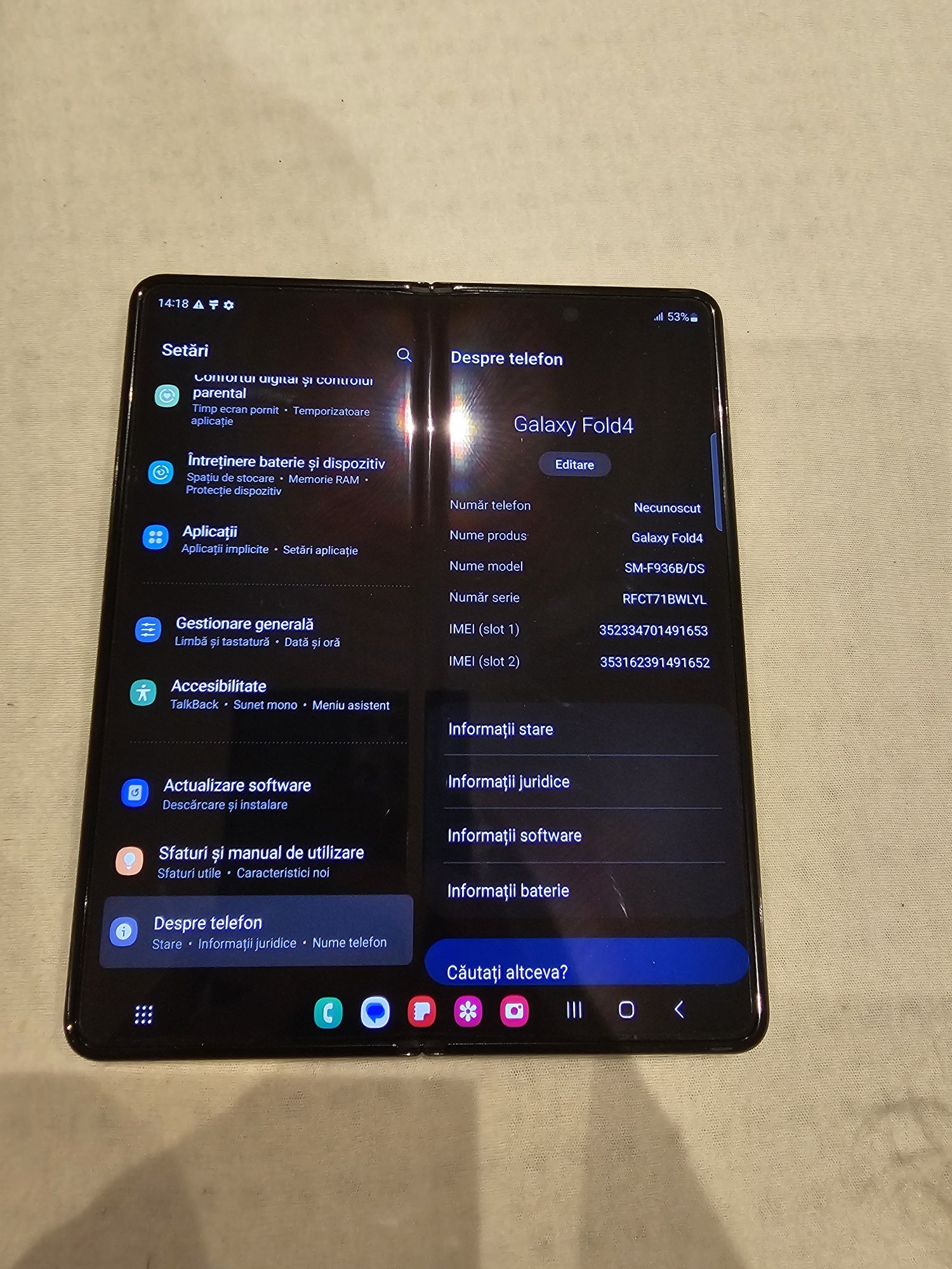 Samsung galaxy fold 4 impecabil