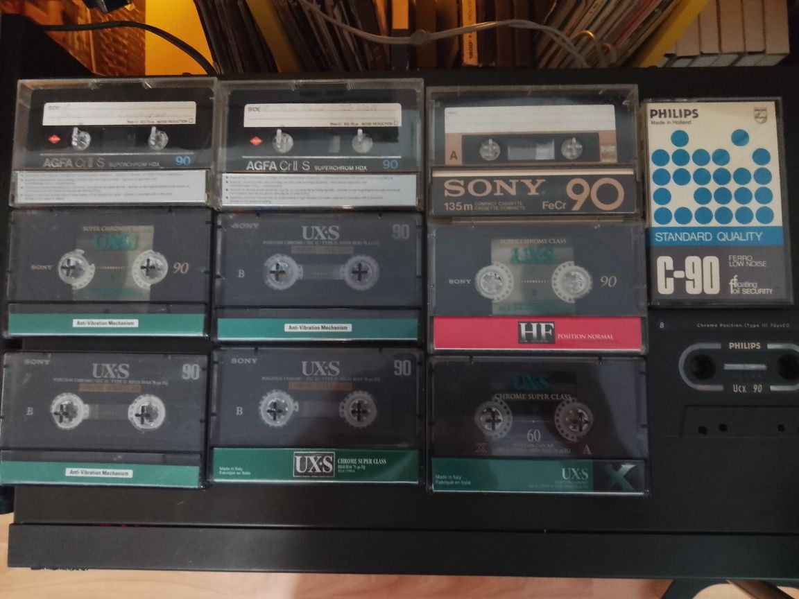 Casete audio cu muzica Sony , Philips , Agfa.