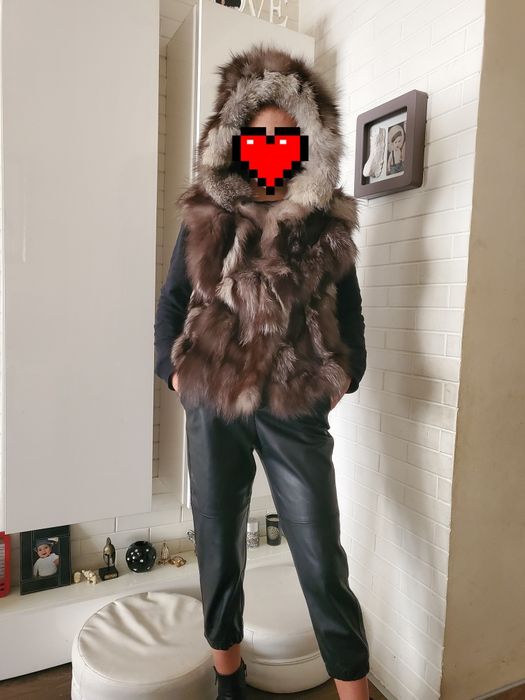 Елек лисица с качулка