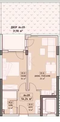 Продава се Двустаен апартамент в София, Малинова долина - 62 кв.м за 1659 €/кв.м - Снимка #3