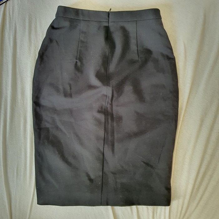 Fusta cu fermoar în fata designer Akris