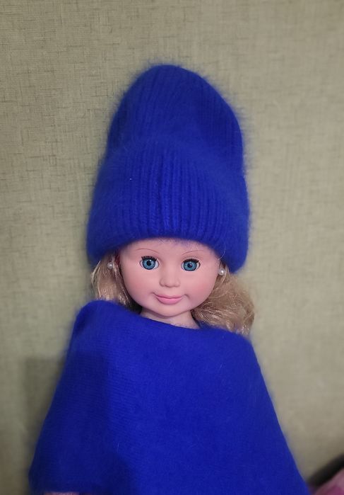 Продам шикарный ангора набор шапка, шарф