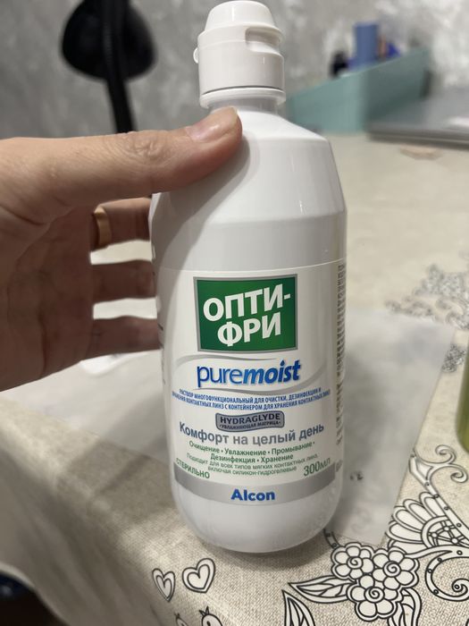 Опти фри. Раствор и линзы