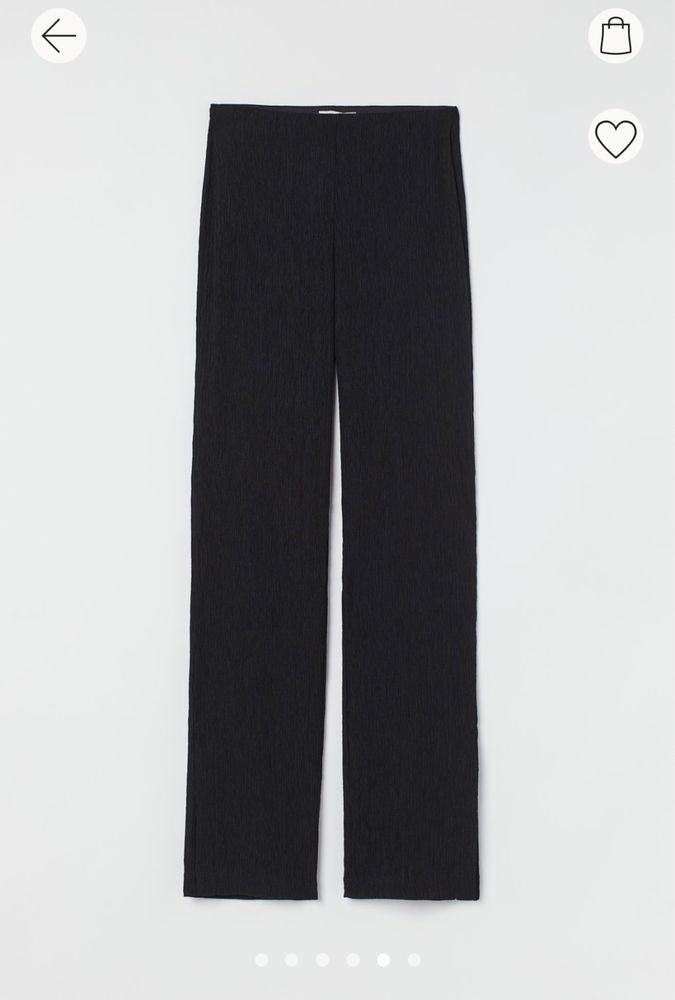 Pantaloni colanti creponati H&M marimea S NOI cu eticheta
