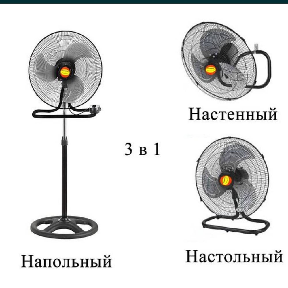 Вентиляторы 3 в 1