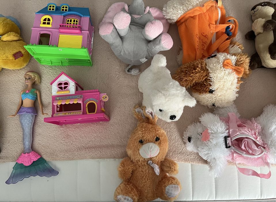 Lot jucării bebelusi si plușuri