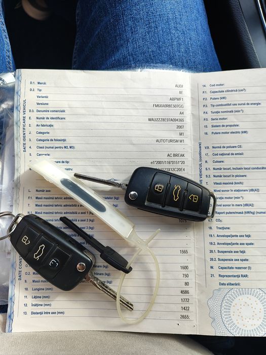 Audi A4 2007 2.0 140 cp proprietar din 2010
