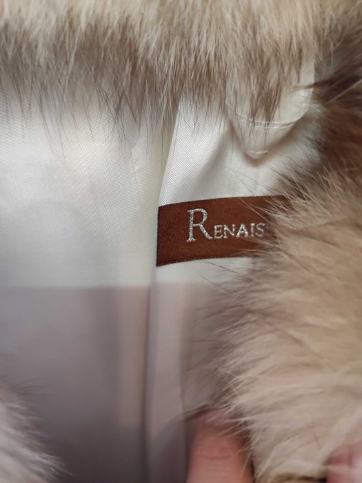 Дамско палто от естествена лисица