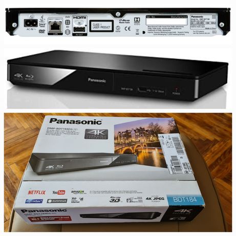Dvd & Blu-ray Panasonic DMP-BDT184EG Negru,