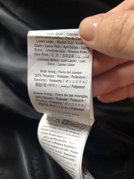 Jachetă biker de piele