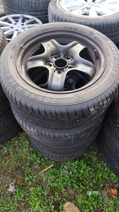 Jante otel opel 16 inch anvelope vara semperit 205.55.16