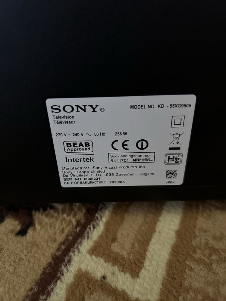 Sony телевизор 55 инча android