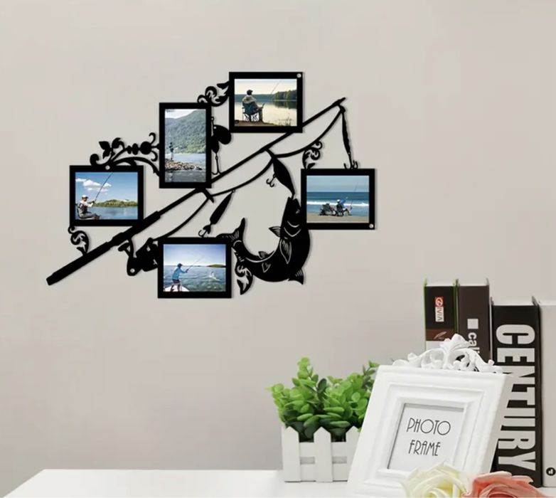 Метална Персонализирана кутия за снимки с риболовна тематика