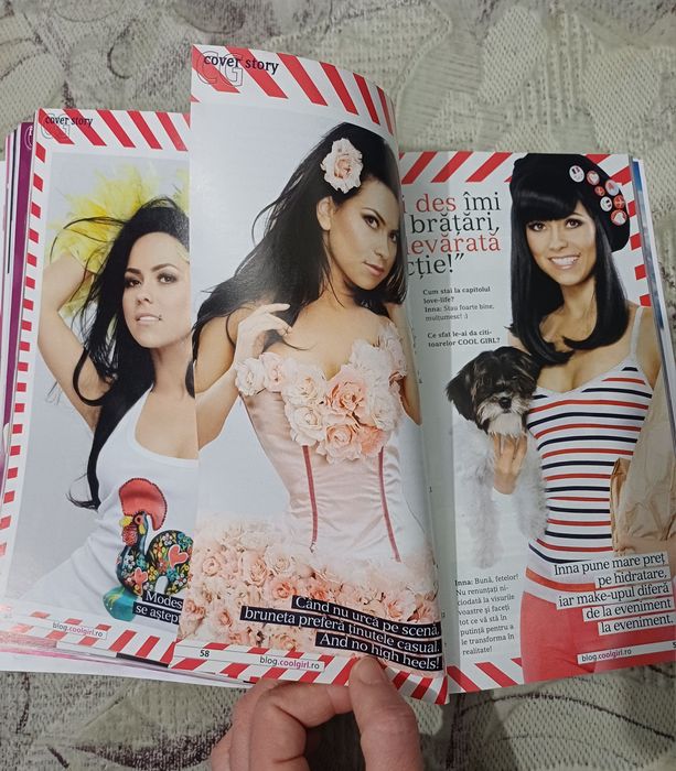 Vand revista Cool Girl ianuarie 2011, cu Inna, in stare impecabilă
