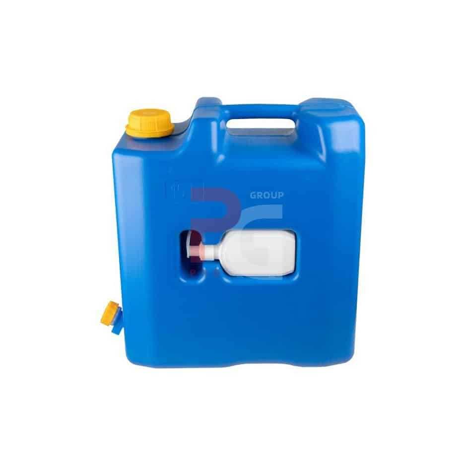Tub de apa 15L cu robinet din plastic + dozator pentru sapun