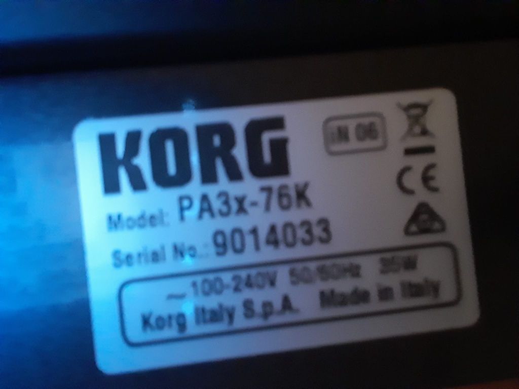 Korg Pa3x/76 clape