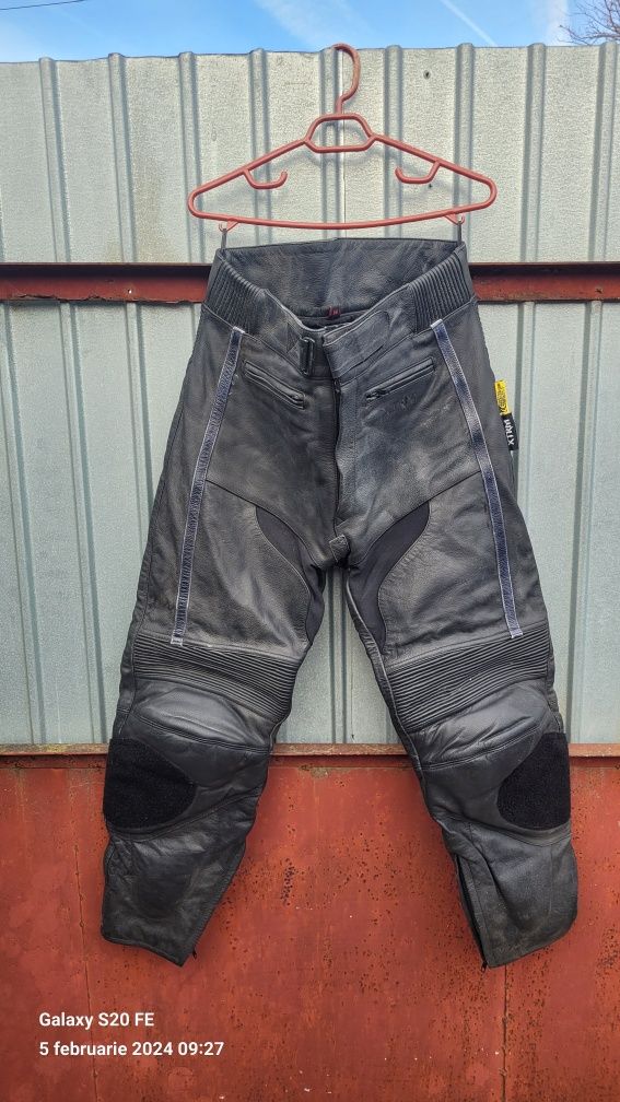 Pantaloni moto piele Xtrm