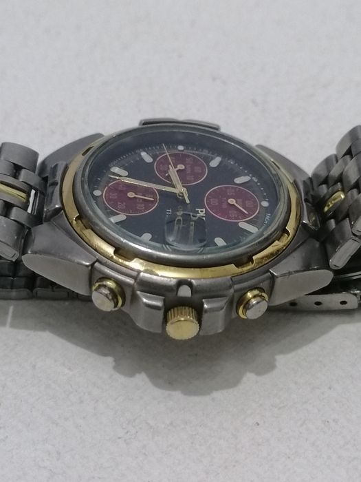 Ceas vintage chronograph Pulsar titanium