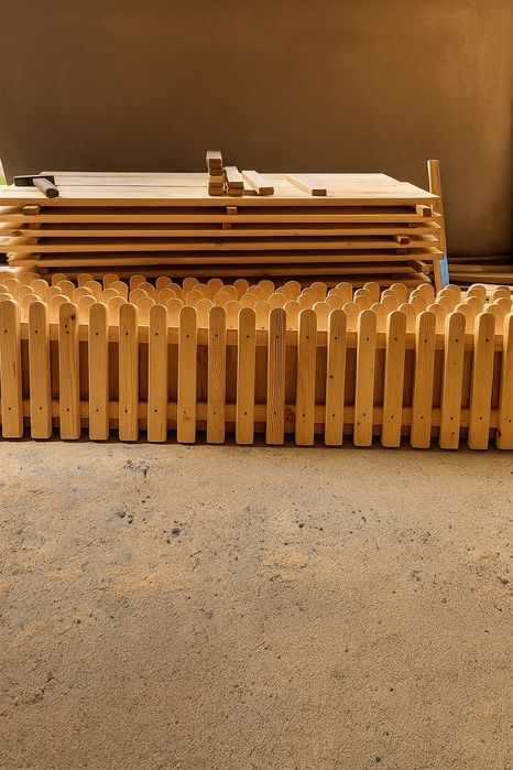 Дървени огради 2 метра