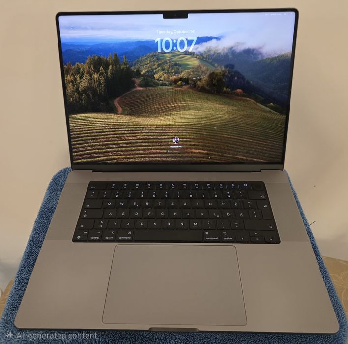 MacBook Pro 16″ M1 Pro / 16 GB / 512 GB + Cutie & Încărcător Original