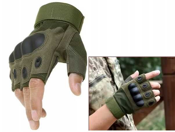 Manusi tactice fara degete pt Vanatoare, Airsoft, Moto ATV, Ciclism