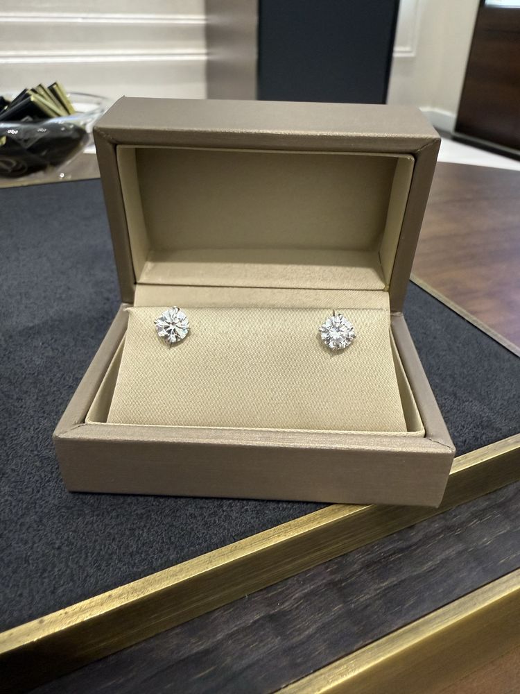 NEW Серьги с бриллиантами 2,21 ct.