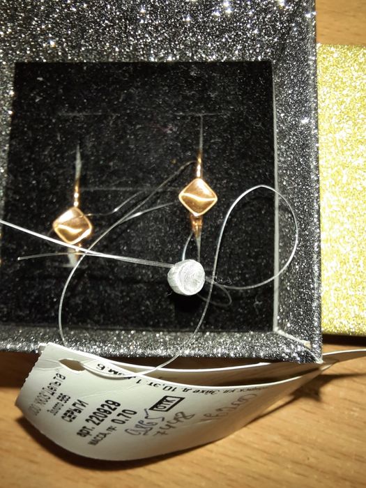 Детские сережки абсолютно новые!